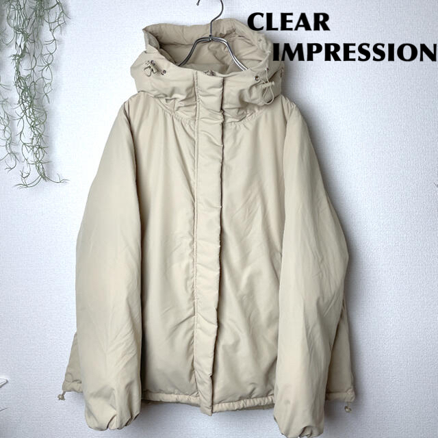 新品タグ付】CLEAR IMPRESSION／ウォッシャブルダウンジャケット 最初の