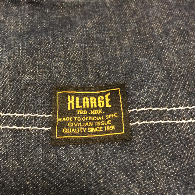 XLARGE(エクストララージ)のエクストララージ　デニムハーフパンツ　ペインターパンツ　ワーク　ショートパンツ メンズのパンツ(ショートパンツ)の商品写真