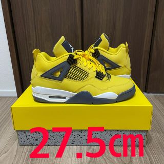 ナイキ(NIKE)のAIRJORDAN 4 Tour Yellow Lightning ライトニング(スニーカー)