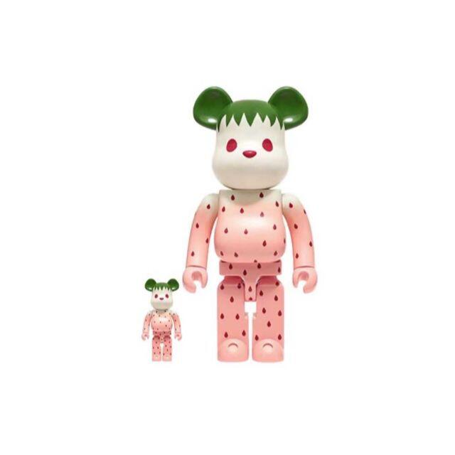 MEDICOM TOY - BE@RBRICK　スノー ストロベリー 100％ & 400％