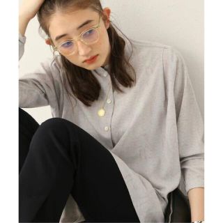 ステュディオス(STUDIOUS)のCLANE PYTHON OVER STAND SHIRT クラネ シャツ(シャツ/ブラウス(長袖/七分))