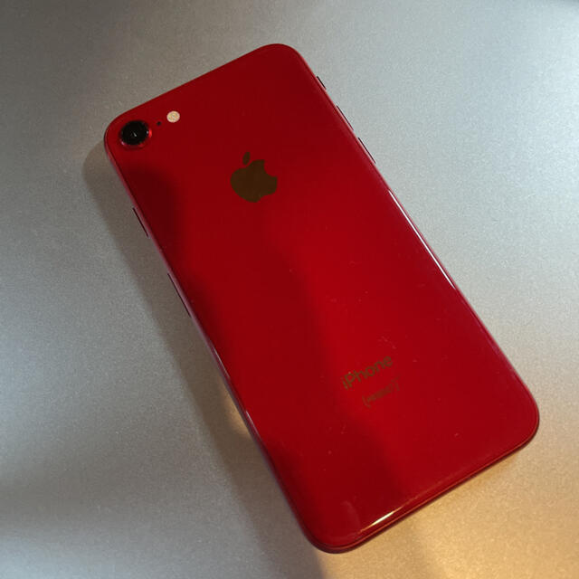 SIMフリー 258GB iPhone8 PRODUCT RED au版