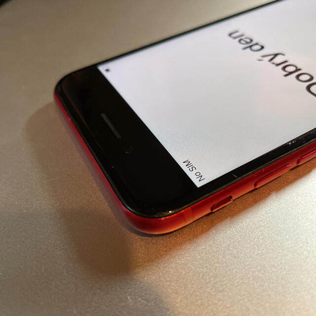 SIMフリー 258GB iPhone8 PRODUCT RED au版
