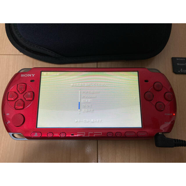 PlayStation Portable(プレイステーションポータブル)の【動作確認済】PSP 3000 本体 エンタメ/ホビーのゲームソフト/ゲーム機本体(携帯用ゲーム機本体)の商品写真