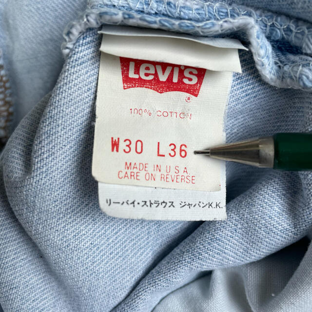 Levi's Levi's 501 デニムライトブルー W30の通販 by andy's shop｜リーバイスならラクマ - 90年代 USA製 国産HOT