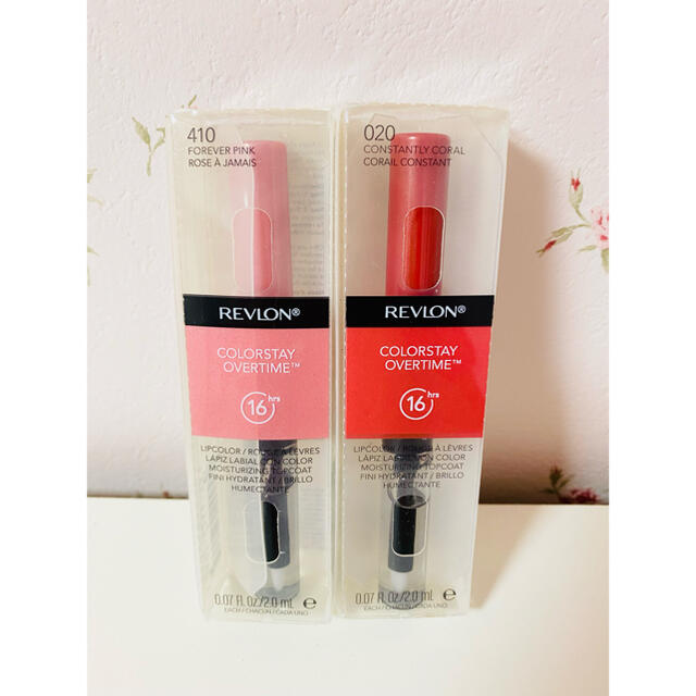 REVLON(レブロン)の*新品* レブロン カラーステイ オーバータイム リップカラー 2本セット コスメ/美容のベースメイク/化粧品(口紅)の商品写真