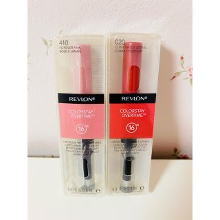 レブロン(REVLON)の*新品* レブロン カラーステイ オーバータイム リップカラー 2本セット(口紅)