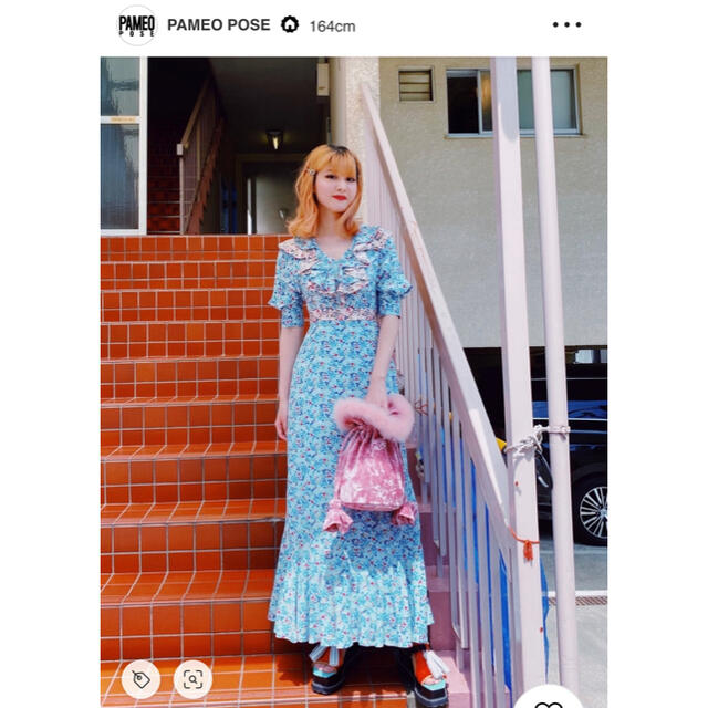 PAMEO POSE(パメオポーズ)のPAMEO POSE Jasper Dress 未使用 レディースのワンピース(ロングワンピース/マキシワンピース)の商品写真