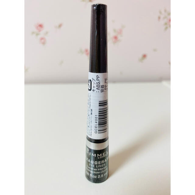 RIMMEL(リンメル)の*新品* 未開封 RIMMEL エグザジェレート アイライナー 黒 コスメ/美容のベースメイク/化粧品(アイライナー)の商品写真