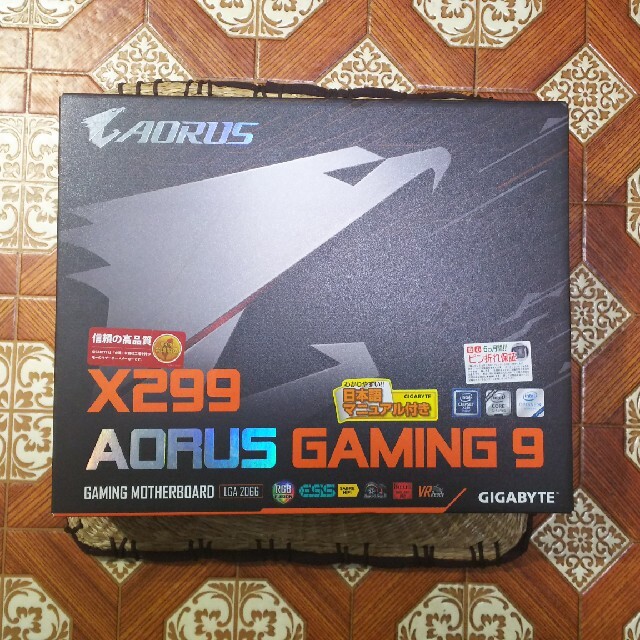 GIGABYTE X299 AORUS Gaming 9PC/タブレット