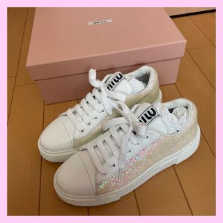 ミュウミュウ ラメ スニーカー(レディース)の通販 66点 | miumiuの