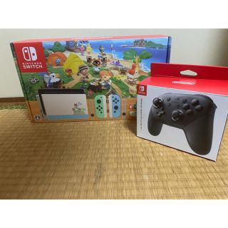 Nintendo Switch - 任天堂スイッチ あつ森ver.プロコン付の通販 by