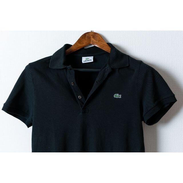 LACOSTE(ラコステ)のRyu594様専用　LACOSTE 　ラコステ　ポロシャツ　半袖　黒 メンズのトップス(ポロシャツ)の商品写真