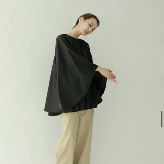 トゥデイフル(TODAYFUL)の値下げ！　flare sleeve cotton gather blouse (シャツ/ブラウス(長袖/七分))