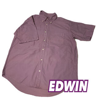 エドウィン(EDWIN)のビッグサイズ【EDWIN】エドウィン ワークシャツ くすみラベンダーXL(シャツ)