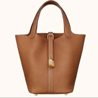 エルメス(Hermes)のHermes ピコタン PM ゴールド 新品未使用 (ハンドバッグ)