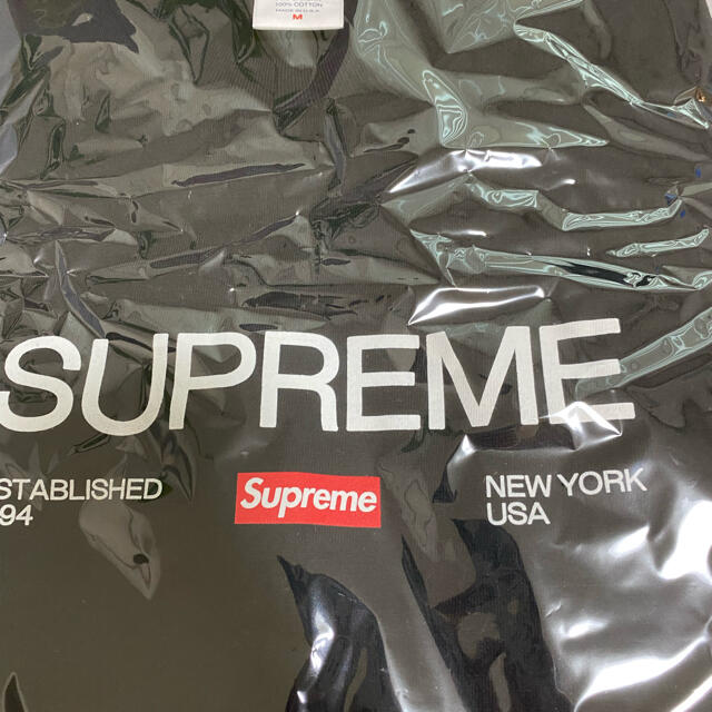 Supreme EST. 1994 Tee ブラック　Mサイズ 1