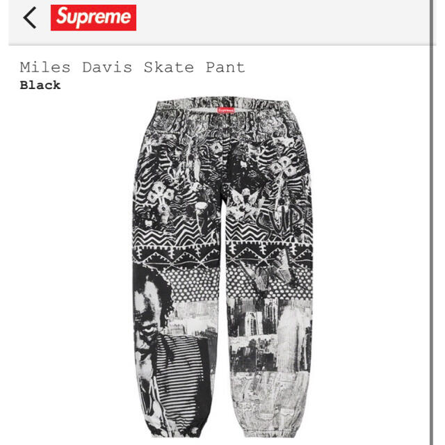 Supreme miles davis skate pant Lサイズ