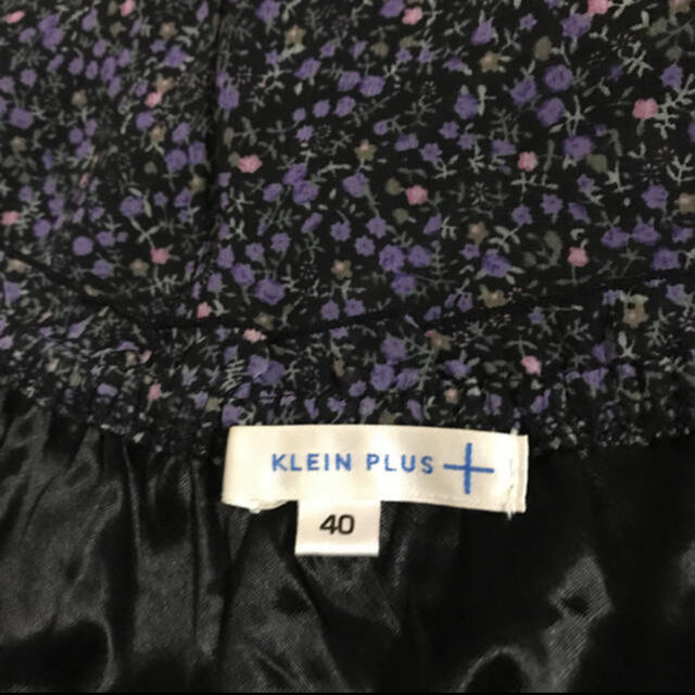 KLEIN PLUS(クランプリュス)の七部袖､花柄ワンピース レディースのワンピース(ひざ丈ワンピース)の商品写真