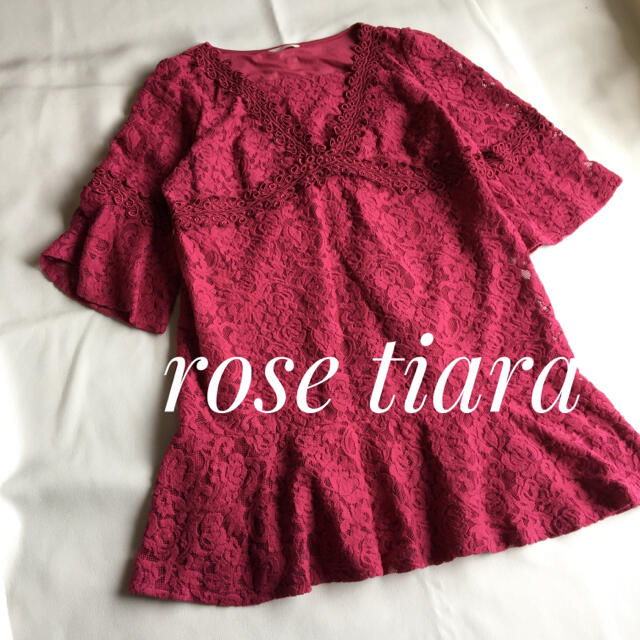 Rose Tiara(ローズティアラ)の大きいサイズ　Rose Tiara ローズティアラ　サイズ46 ワンピース　   レディースのワンピース(ひざ丈ワンピース)の商品写真