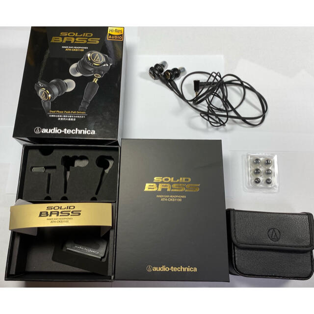 audio-technica - audio−technica SOLID BASS ATH-CKS1100の通販 by ...