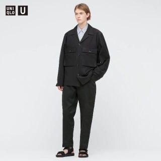 ユニクロ(UNIQLO)のユニクロU ジャージーシャツジャケット オーバー CPOジャケット(ミリタリージャケット)