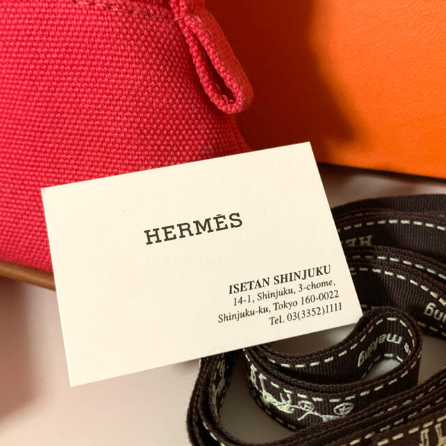 エルメスボリードポーチハイビスカスミニミニピンク HERMES 付属品なし