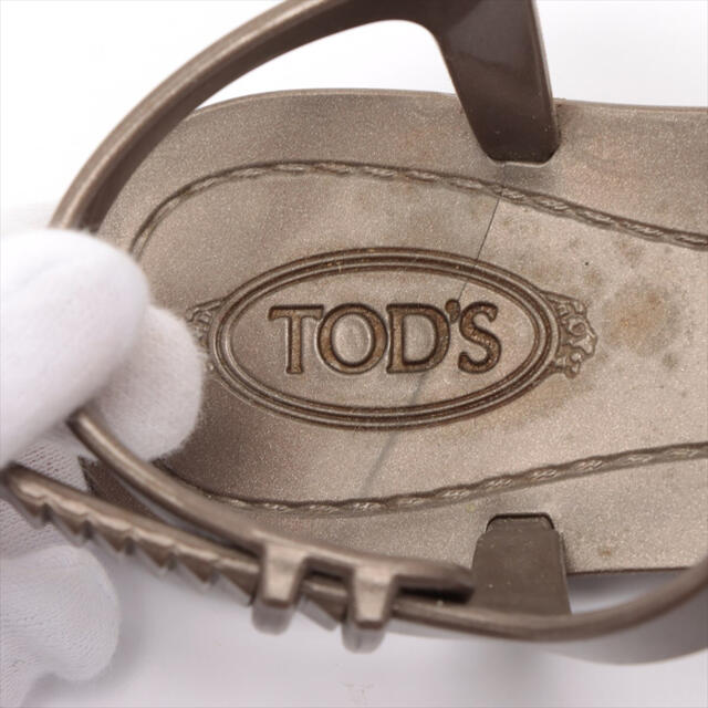 TOD'S(トッズ)の【中古全国送料無料】TODS トッズラバーサンダル♯35インソール数カ所ヒビあり レディースの靴/シューズ(サンダル)の商品写真