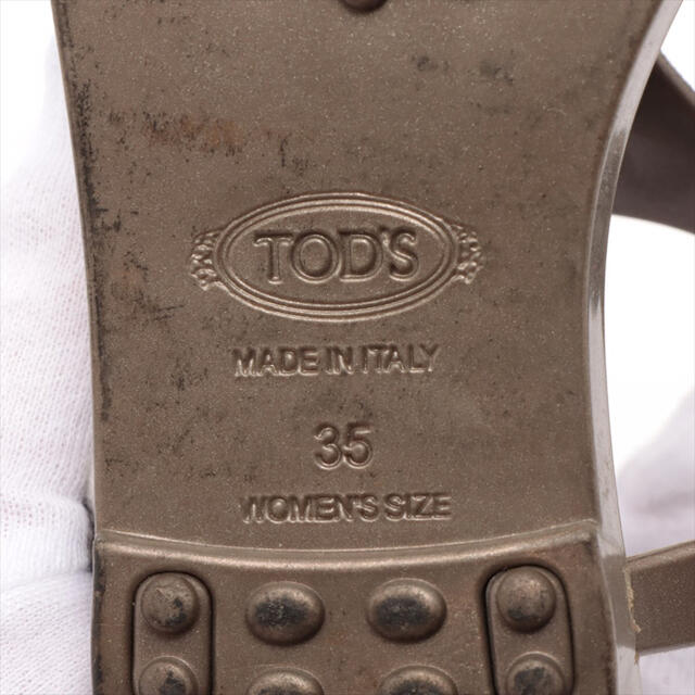 TOD'S(トッズ)の【中古全国送料無料】TODS トッズラバーサンダル♯35インソール数カ所ヒビあり レディースの靴/シューズ(サンダル)の商品写真