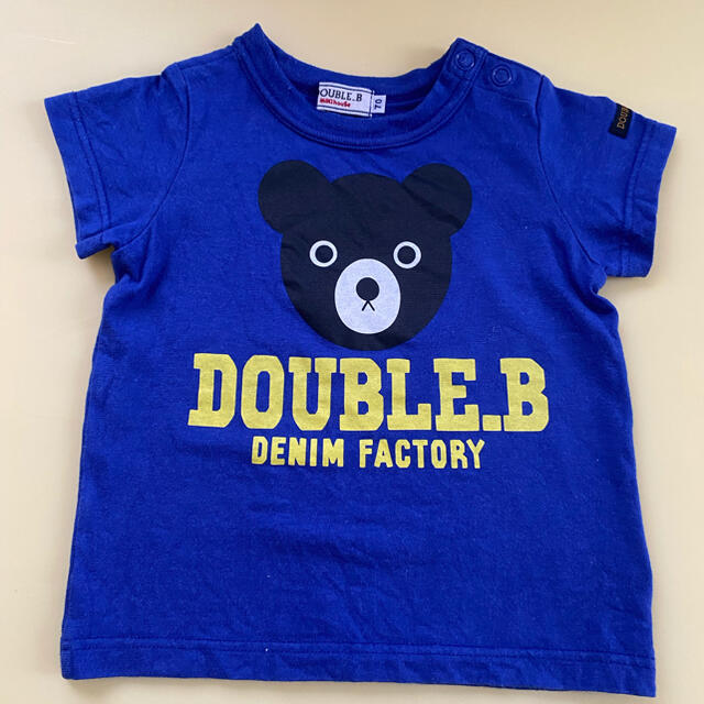 DOUBLE.B(ダブルビー)のミキハウスTシャツ キッズ/ベビー/マタニティのベビー服(~85cm)(Ｔシャツ)の商品写真