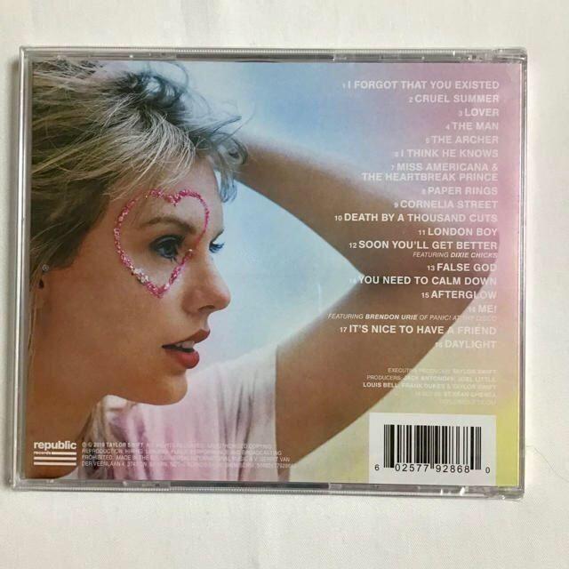 【さー様】Taylor Swift Lover エンタメ/ホビーのCD(ポップス/ロック(洋楽))の商品写真