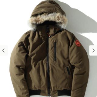 カナダグース(CANADA GOOSE)のBEAMS別注！CANADA GOOSE Borden Bomber カーキ　M(ダウンジャケット)