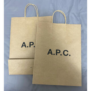 アーペーセー(A.P.C)のapc ショッパー　紙袋2枚(ショップ袋)