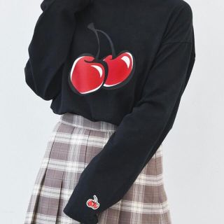 スタイルナンダ(STYLENANDA)のkirsh🍒ロングtシャツ🖤(Tシャツ/カットソー(七分/長袖))