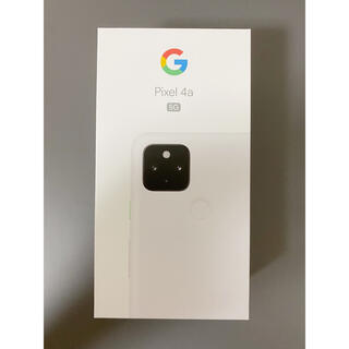 グーグルピクセル(Google Pixel)のGooglePixel4a(5G) Clearly White(スマートフォン本体)