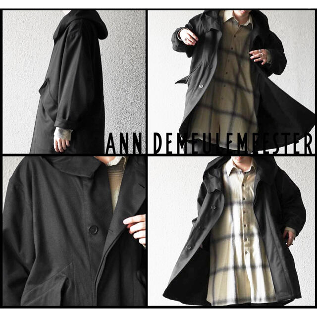 新作入荷!!】 Ann D - 新品/税込182,380円カシミヤ混オーバーコートS
