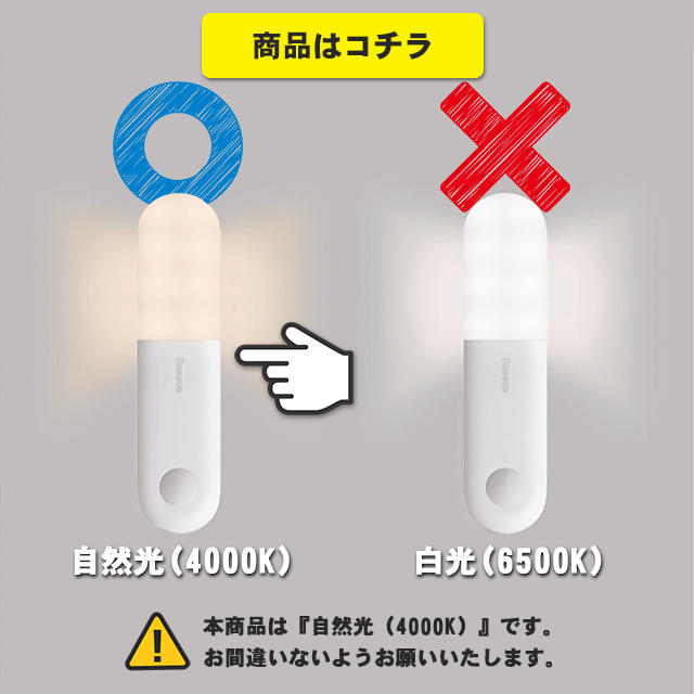 ７点セット、専用BASEUSセンサーライトポータブルLEDハンディ間接照明非常灯 インテリア/住まい/日用品のライト/照明/LED(その他)の商品写真