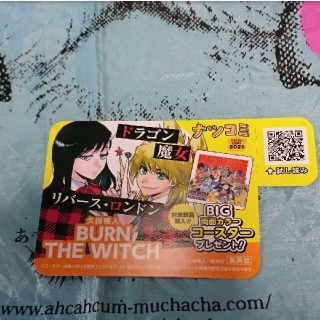 シュウエイシャ(集英社)の非売品✨BURNTheWitch書店用POP(カード)