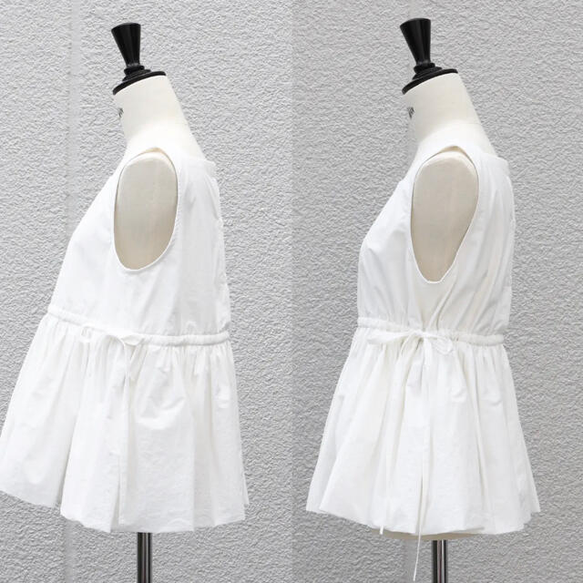 【新品未着用】Gypsohila Whipped Cream Tops ホワイト レディースのトップス(シャツ/ブラウス(半袖/袖なし))の商品写真