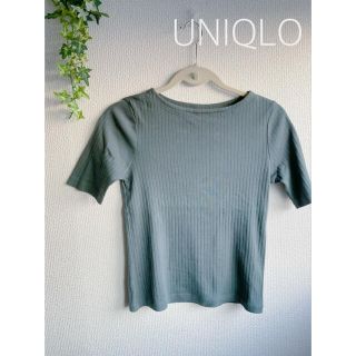 ユニクロ(UNIQLO)の【ユニクロ】4部丈Tシャツ☆(Tシャツ(長袖/七分))