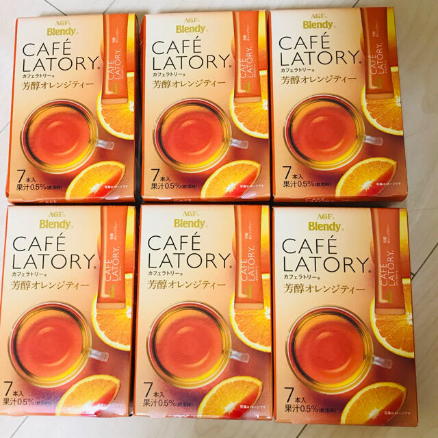 AGF(エイージーエフ)のカフェラトリー CAFE LATORY 芳醇オレンジティー 7本 6箱 食品/飲料/酒の飲料(茶)の商品写真