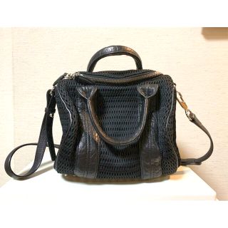 アレキサンダーワン(Alexander Wang)のALEXANDER WANG  スタッズバック　メッシュ　レア(ショルダーバッグ)