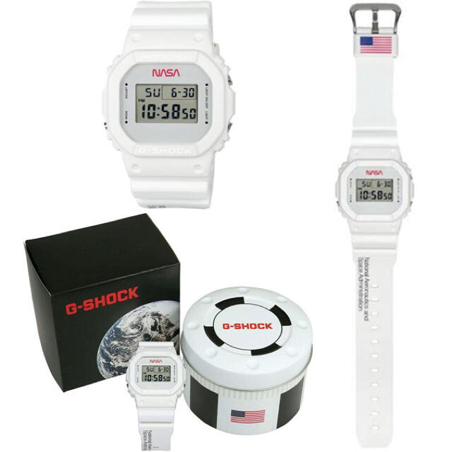 【コンビニ受取対応商品】 G-SHOCK CASIO - G-SHOCK x DW-5600NASA20 NASA 腕時計(デジタル)