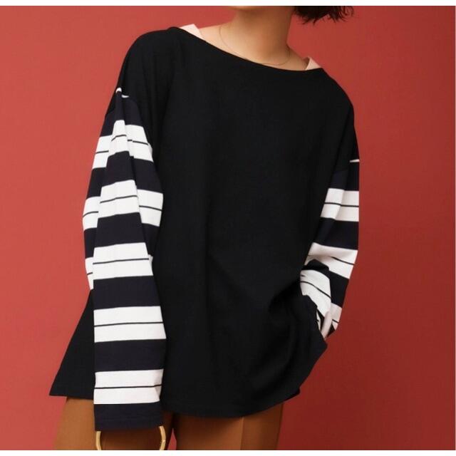 Spick & Span - 〈新品〉spick&span ボートネックカラーボーダー