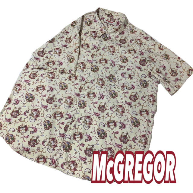 McGREGOR(マックレガー)の90s【McGREGOR】マックレガー 柄シャツ 4L ビッグサイズ　日本製 メンズのトップス(シャツ)の商品写真