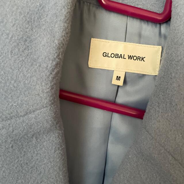 GLOBAL WORK(グローバルワーク)のGLOBAL WORK ブルーコート レディースのジャケット/アウター(ロングコート)の商品写真