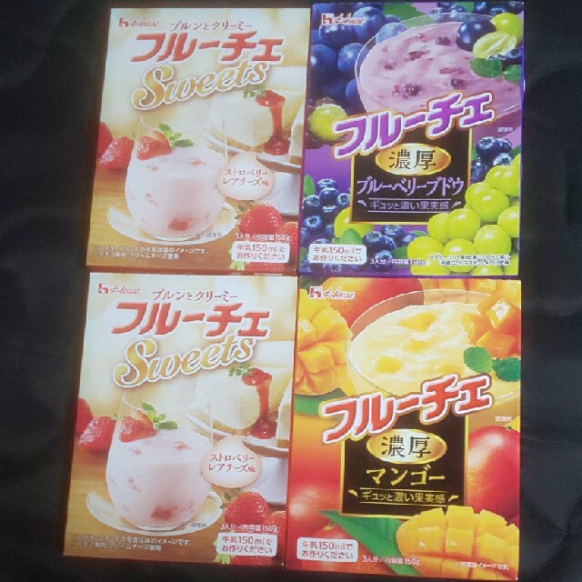 ハウス食品(ハウスショクヒン)のフルーチェ セット！ 食品/飲料/酒の食品(菓子/デザート)の商品写真