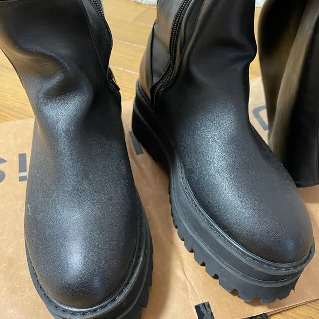 JEANASIS(ジーナシス)のジーナシス　ロングブーツ　L レディースの靴/シューズ(ブーツ)の商品写真