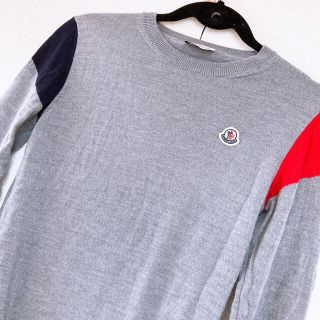 モンクレール(MONCLER)のモンクレール　バイカラー　ニット(ニット/セーター)