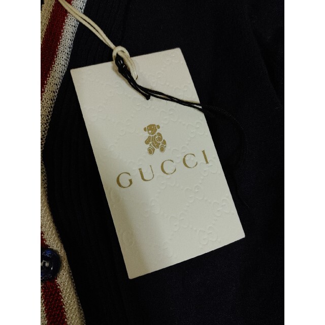 Gucci(グッチ)のグッチキッズカーディガン キッズ/ベビー/マタニティのキッズ服女の子用(90cm~)(カーディガン)の商品写真